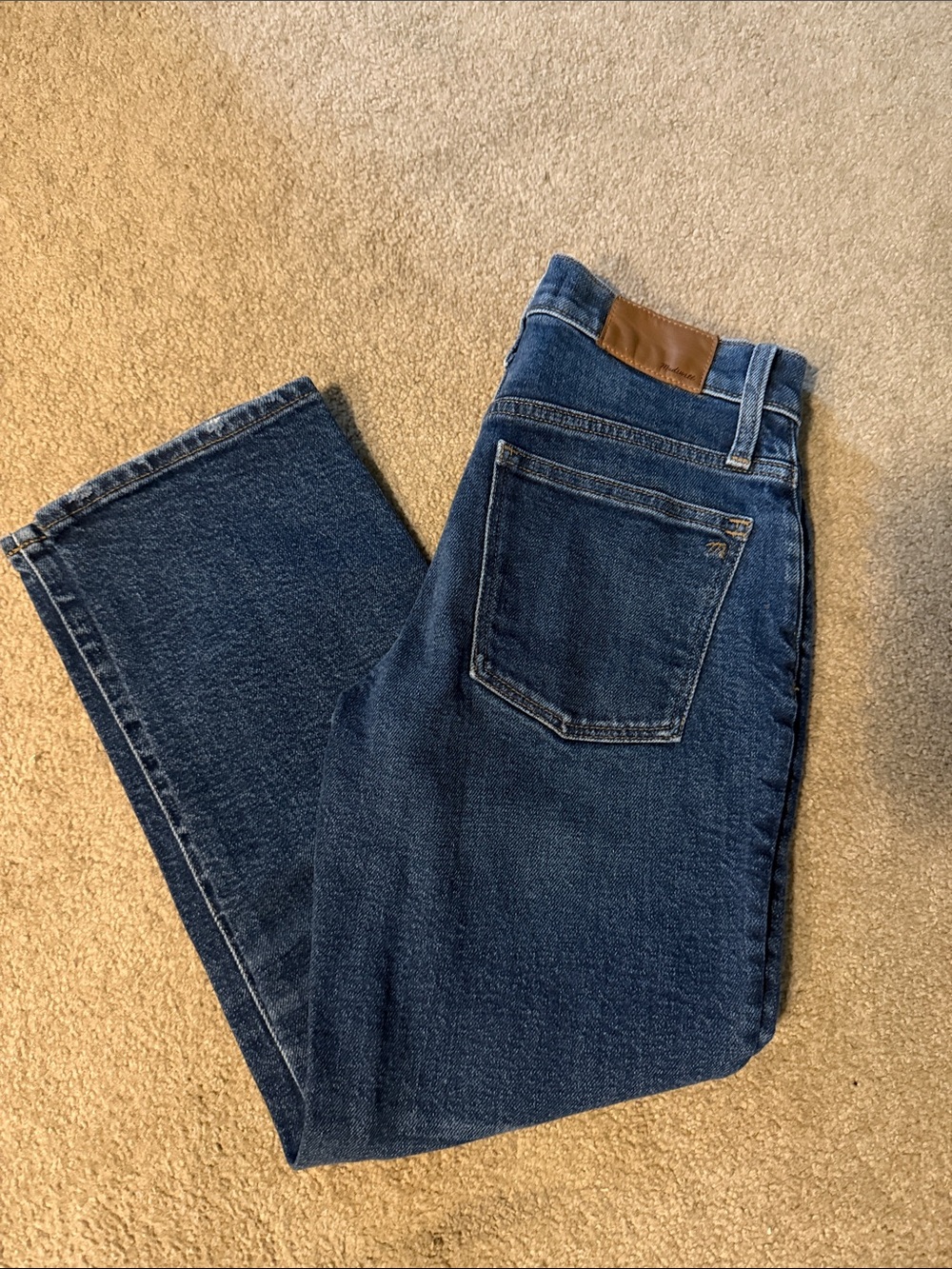 Madewell Indigo Straight Jeans